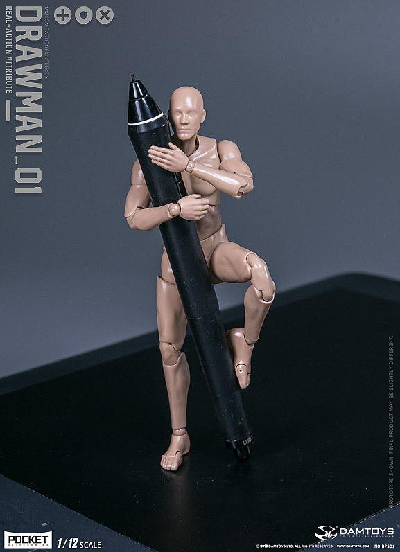 DAMTOYS 1/12可动人形 “绘画人