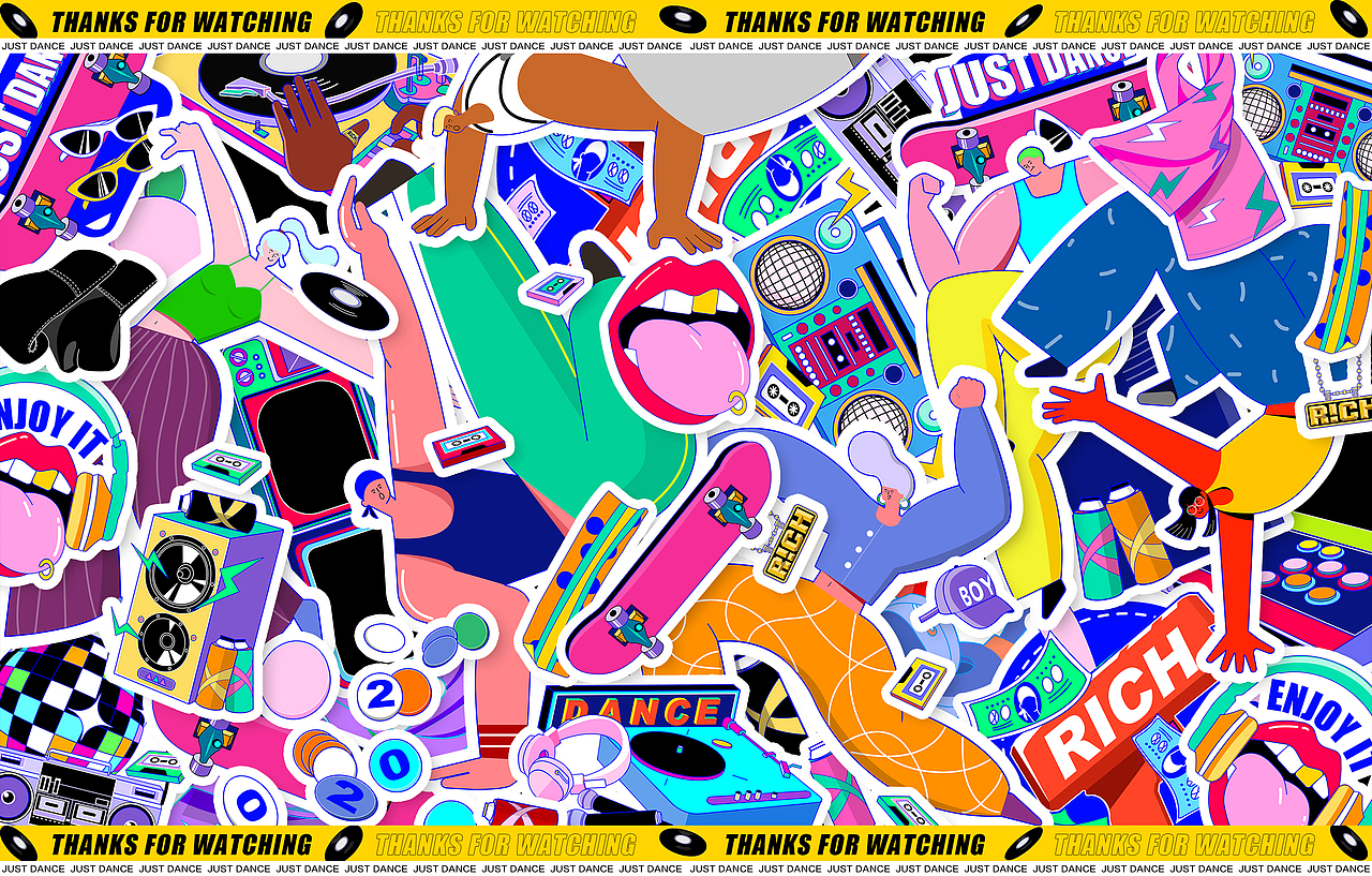 《JUST DANCE》主题视觉设计
