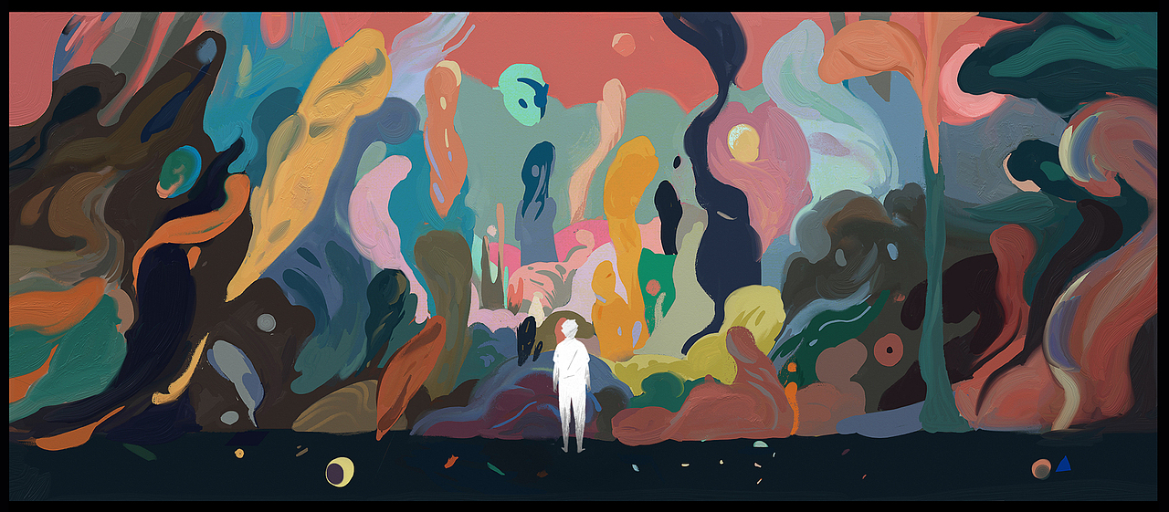 在项目初始阶段，我们准备了一些不同的森林视觉方向，最终我们和柠萌选择了较为抽象化的方向来更好的阐述我们 “多彩内容森林” 的想法。
<br><br>角色设计