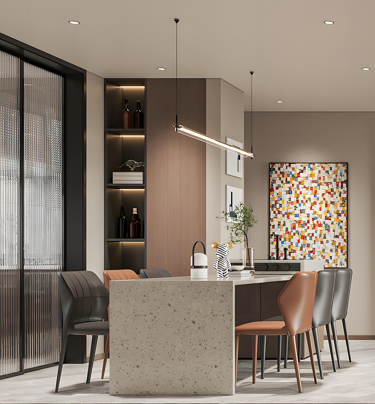 当代雅奢新贵人居（图ZMzU0NjEwMDky） - 家装设计 - 站酷设计师大喜效果表现原创素材 - 站酷ZCOOL