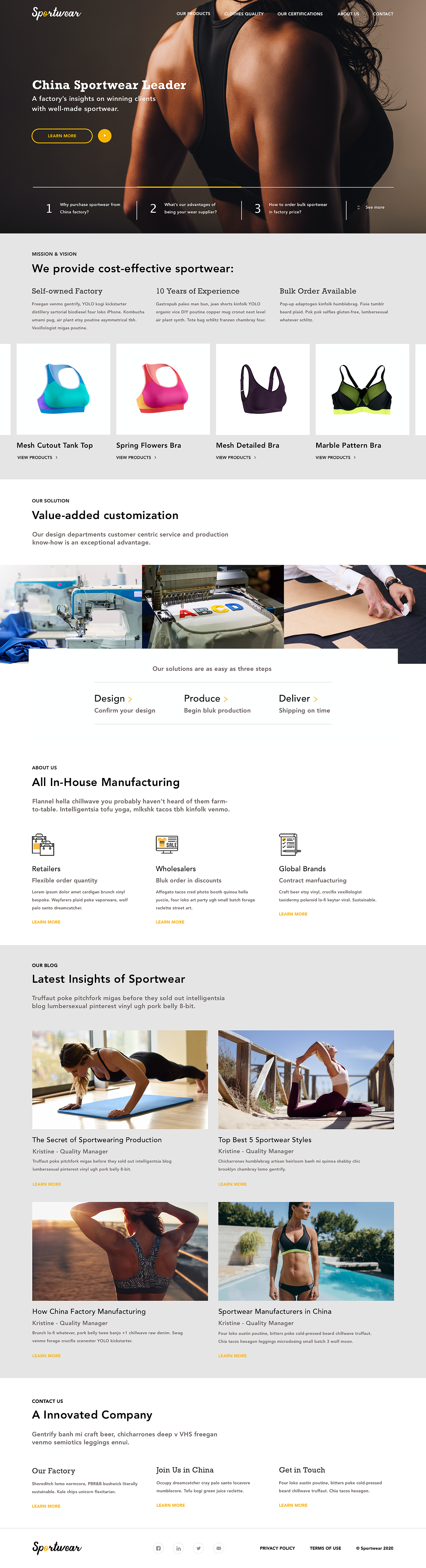 外貿網站 / 運動內衣廠商獨立站（圖ZMTkzMDM4NjAw） - 企業(yè)官網 - 站酷設計師SerenKris原創(chuàng)素材 - 站酷ZCOOL