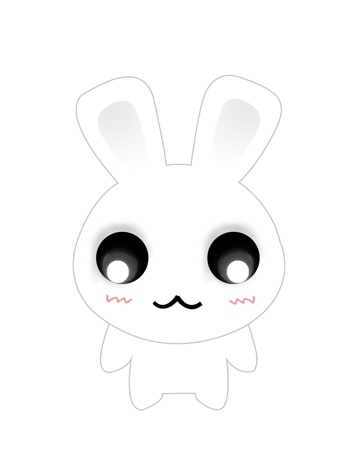 眨眼睛的小兔子（图ZMzEzODM4NzY=） - 其他 - 站酷设计师狗狗哇原创素材 - 站酷ZCOOL