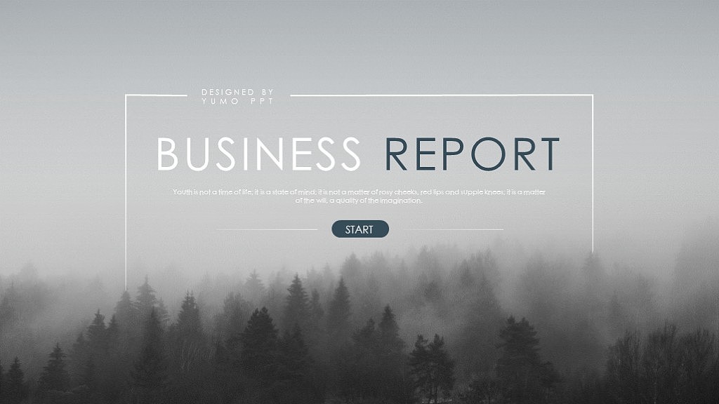 简约系列第三部作品 MIST 2017工作总结计划汇报PPT模板