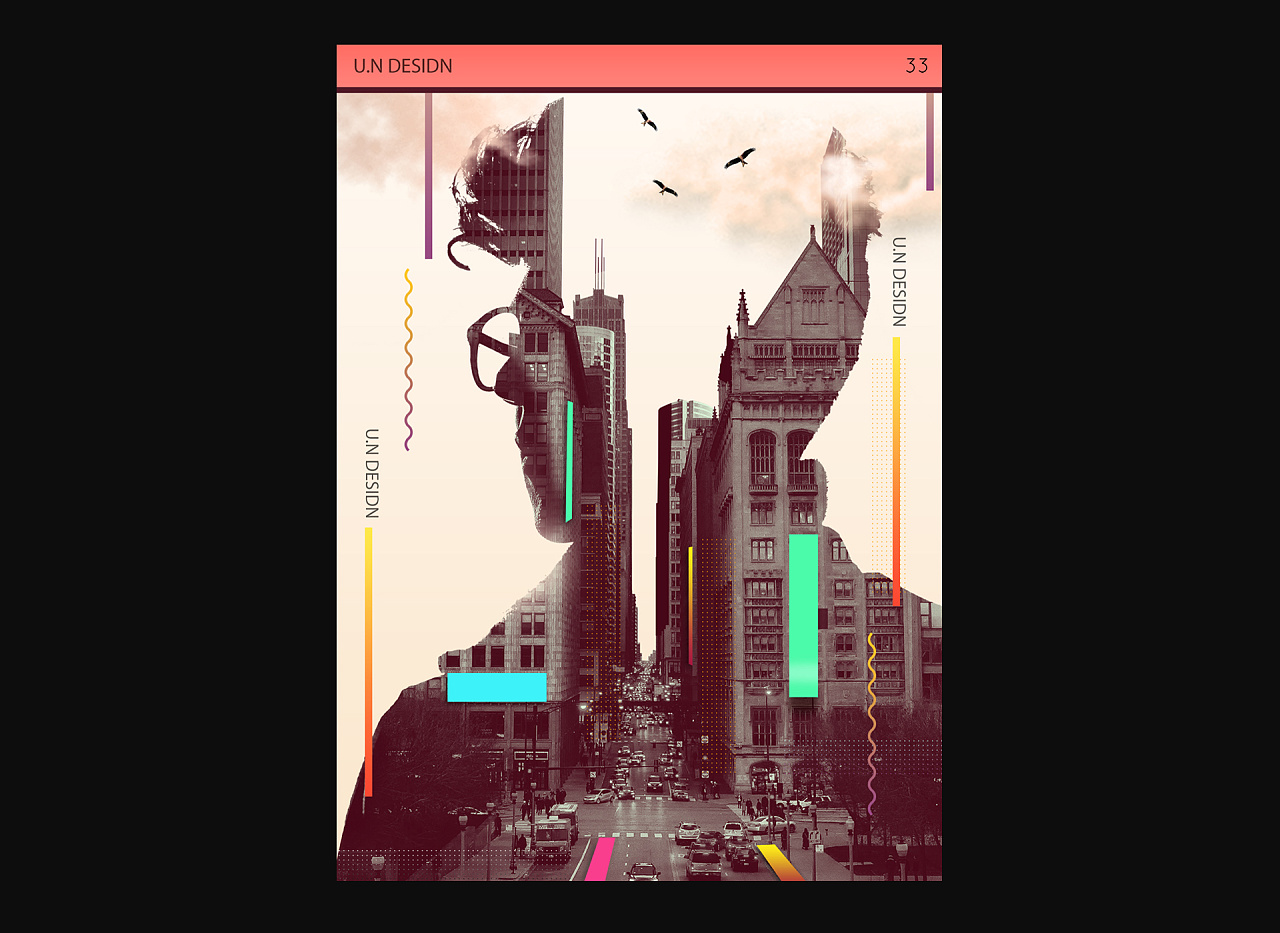 多重曝光式海报(集)