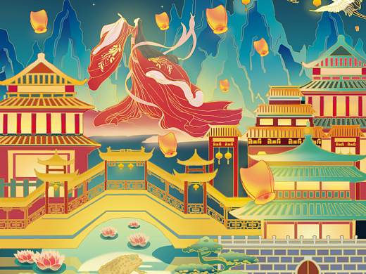 神话故事 | 嫦娥奔月、后羿射日、女娲补天、夸父逐日