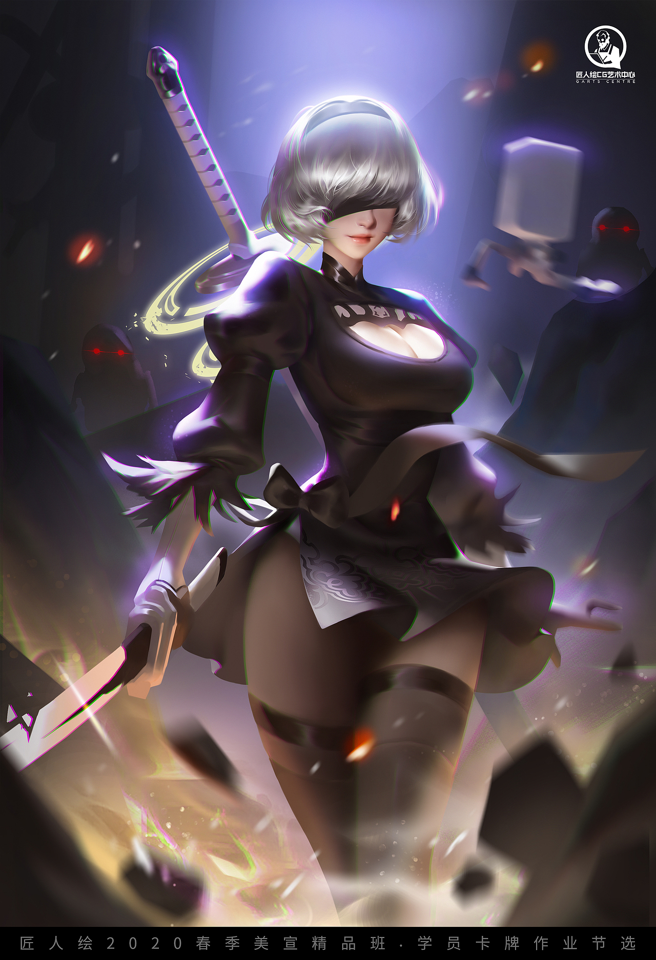 【匠人绘】20春游戏原画美宣班·学生卡牌作业节选二（图ZMjE4NDYyNzI4） - 游戏原画 - 站酷设计师匠人绘CG艺术原创素材 - 站酷ZCOOL