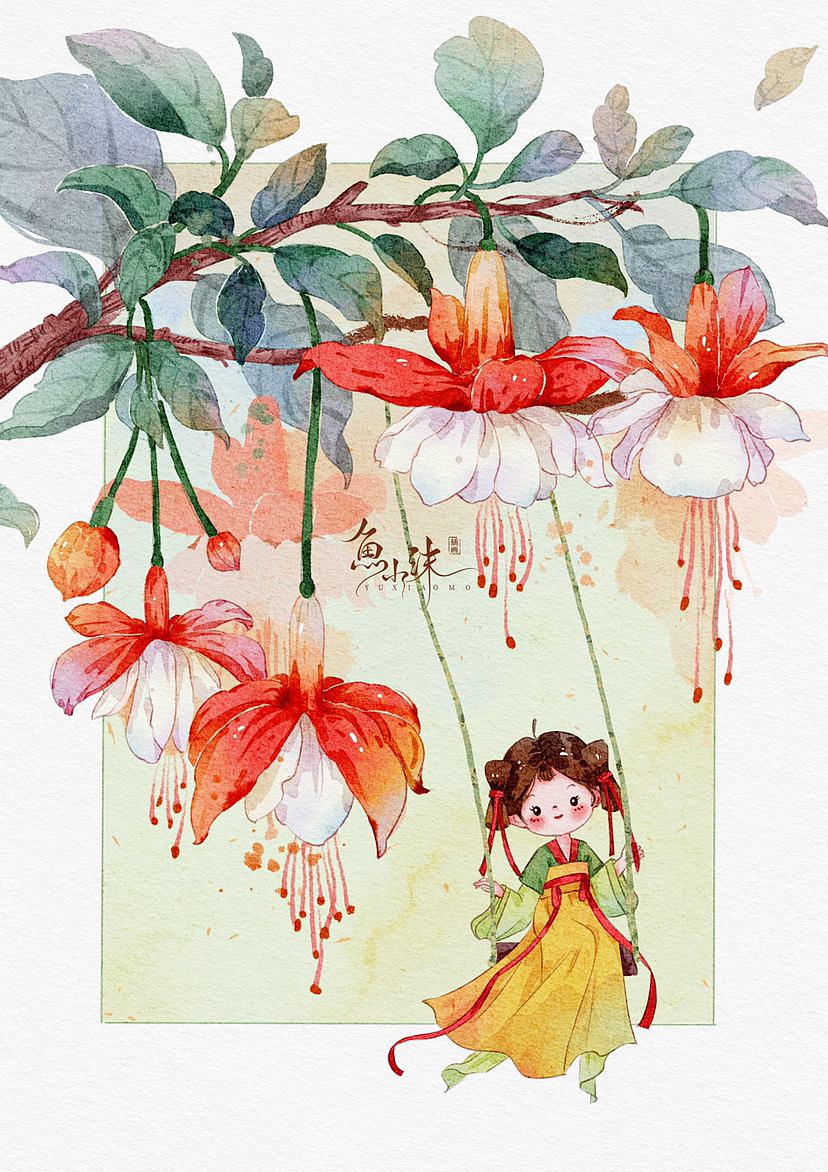 iPad原创插画【小花仙系列】