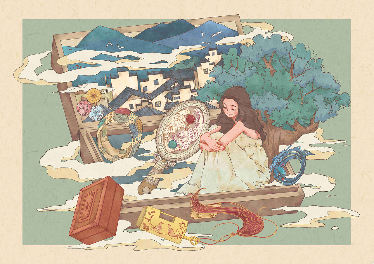 《Little Thing》（恋物）（图ZMTEzNjg5Mjgw） - 艺术插画 - 站酷设计师桔芊原创素材 - 站酷ZCOOL