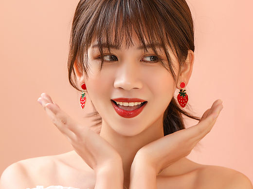 义乌摄影耳环拍摄（个人主页-ZNTQ3OTYwNjQ=） - 产品摄影 - 站酷设计师鹿野呀原创素材 - 站酷ZCOOL