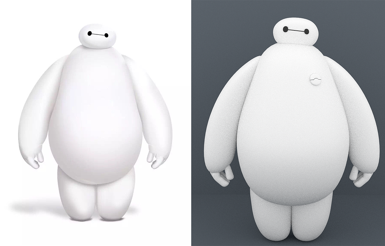 c4d建模练习-大白