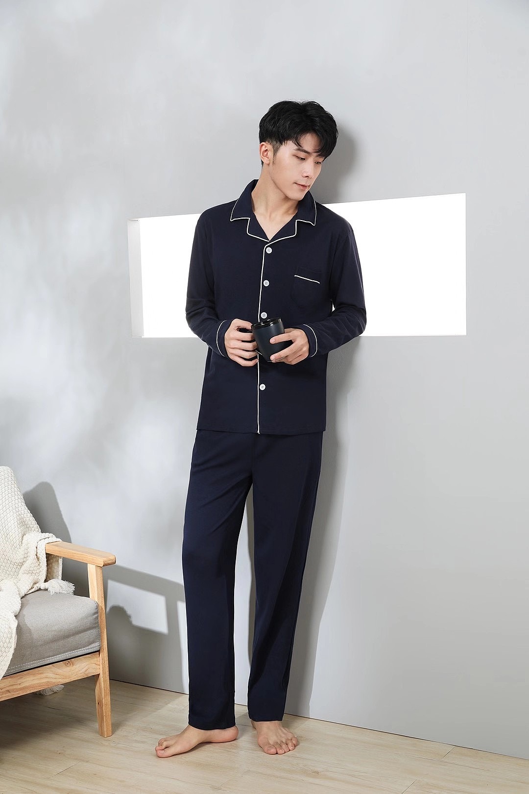 家居服男创意摄影