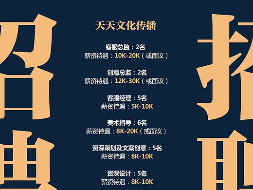 招聘海报