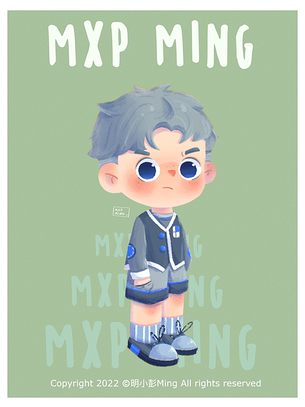 儿童插画人物上色练习合集【二】