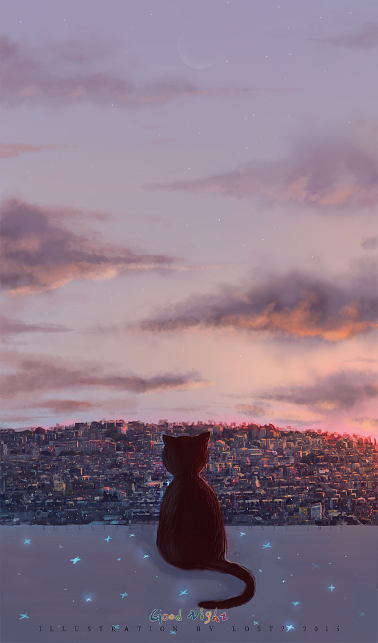 你有星辰作伴：）（图ZMzI1NDMxNzY=） - 商业插画 - 站酷设计师lost7原创素材 - 站酷ZCOOL