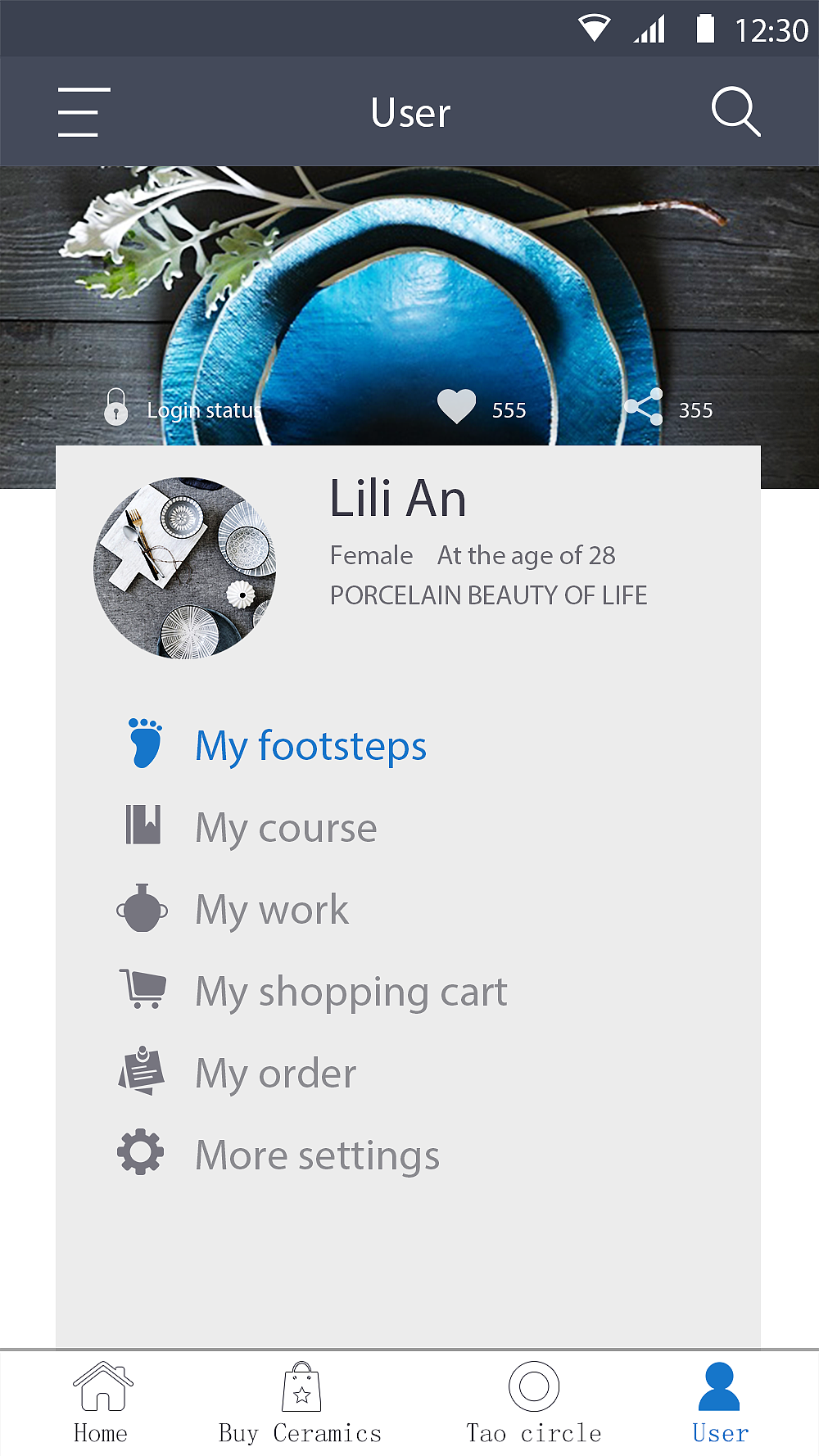 陶艺 APP（图ZNzAxNDgyNDg=） - APP界面 - 站酷设计师sweet豆豆泥原创素材 - 站酷ZCOOL