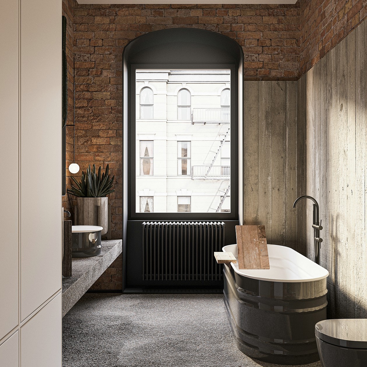 当红砖遇上了工业风，美极了!（图ZMjM3NDM3NTU2） - 家装设计 - 站酷设计师洪丹丹123and原创素材 - 站酷ZCOOL