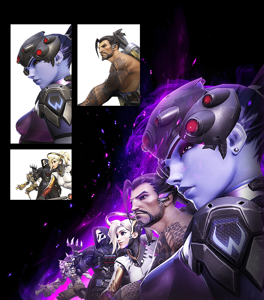 王者荣耀 守望先锋 游戏主播视觉设计（图ZNzUxNzE0ODA=） - 游戏/娱乐 - 站酷设计师唔关事原创素材 - 站酷ZCOOL