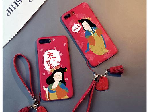 【贵妃IP系列】帆布袋扇子手机壳表情包