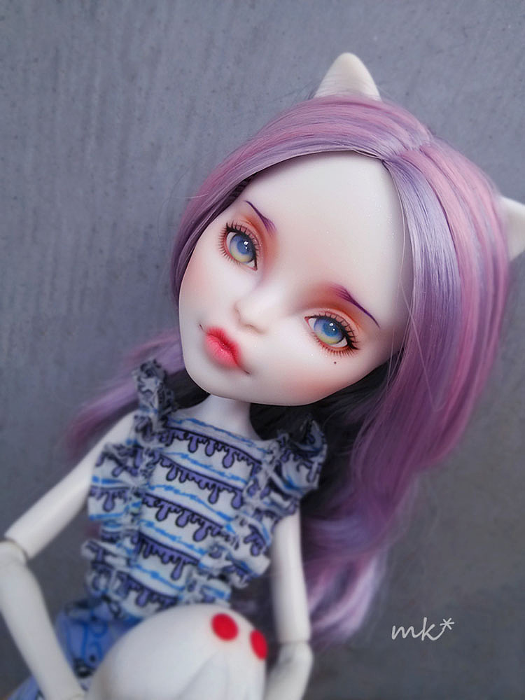 2015 Monster High 怪物高中娃娃 妆图（图ZMzg5MDc2MzI=） - 工艺品设计 - 站酷设计师米可mk原创素材 - 站酷ZCOOL