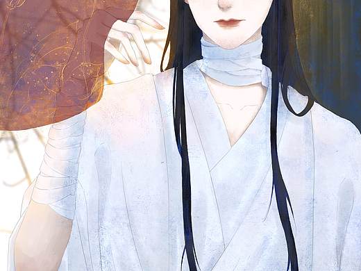 同人半身插画（个人主页-ZNDg2MjQ5NTY=） - 艺术插画 - 站酷设计师病态自觉原创素材 - 站酷ZCOOL