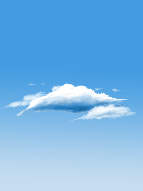 手绘云彩效果|平面|图案|莉子love - 原创作品 - 站