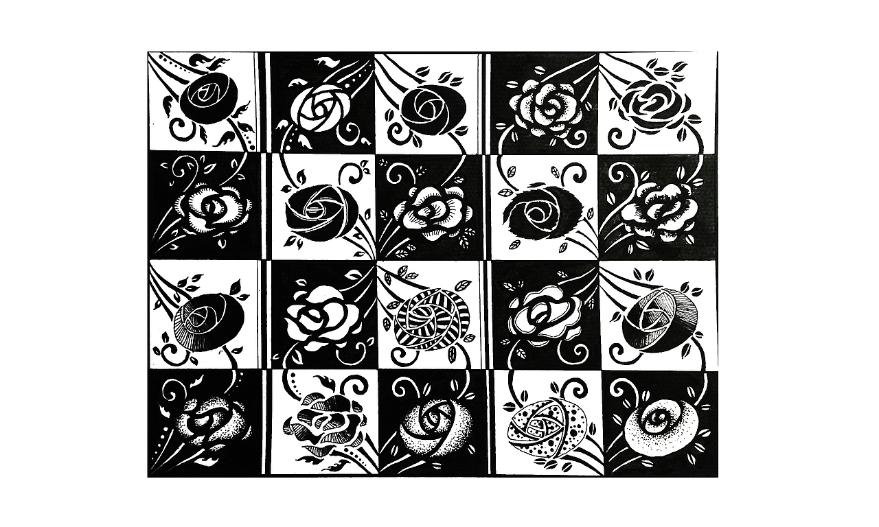 平面构成 · 近似构成