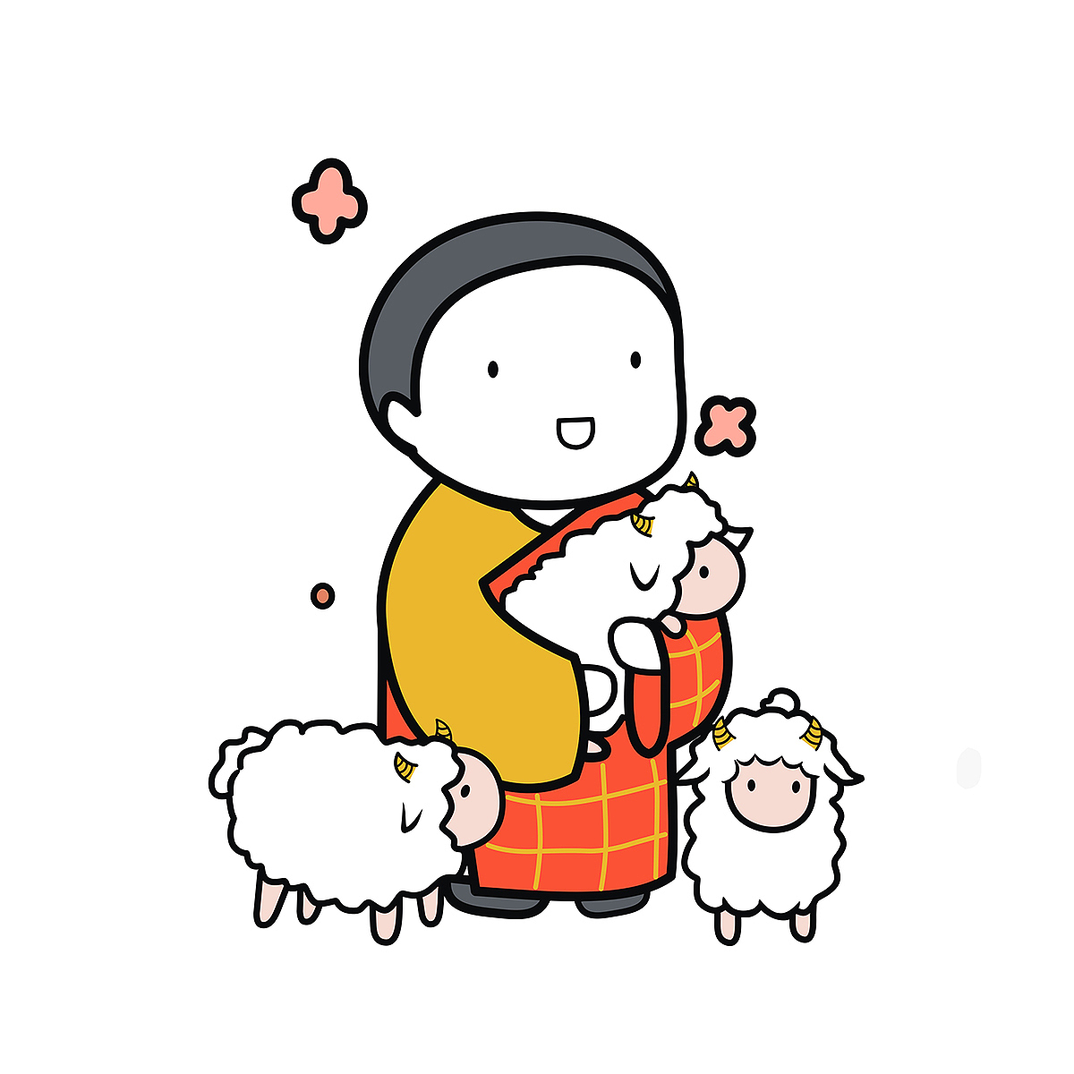 佛系惠二的祝福（圖ZMjcwMTAyNDQ0） - 網(wǎng)絡(luò)表情 - 站酷設(shè)計(jì)師善樂生文化原創(chuàng)素材 - 站酷ZCOOL