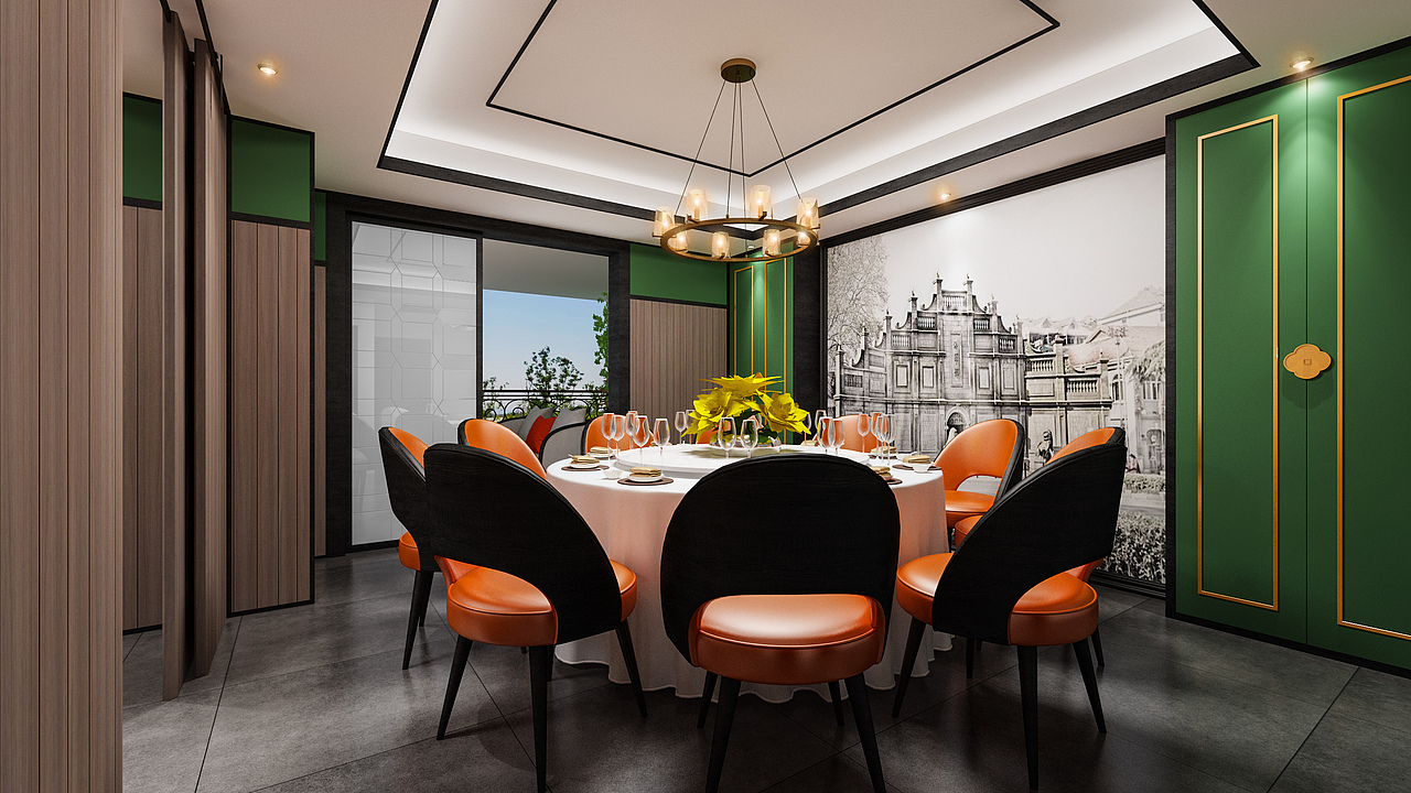 1992效果图-火锅店