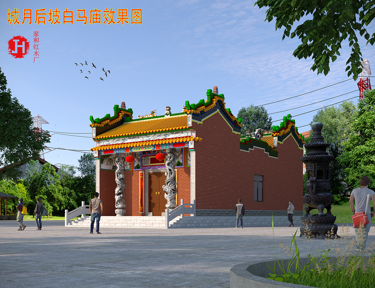 祠堂古建筑（图ZMzUxNzI0MTAw） - 建筑/空间 - 站酷设计师YUTNYU原创素材 - 站酷ZCOOL