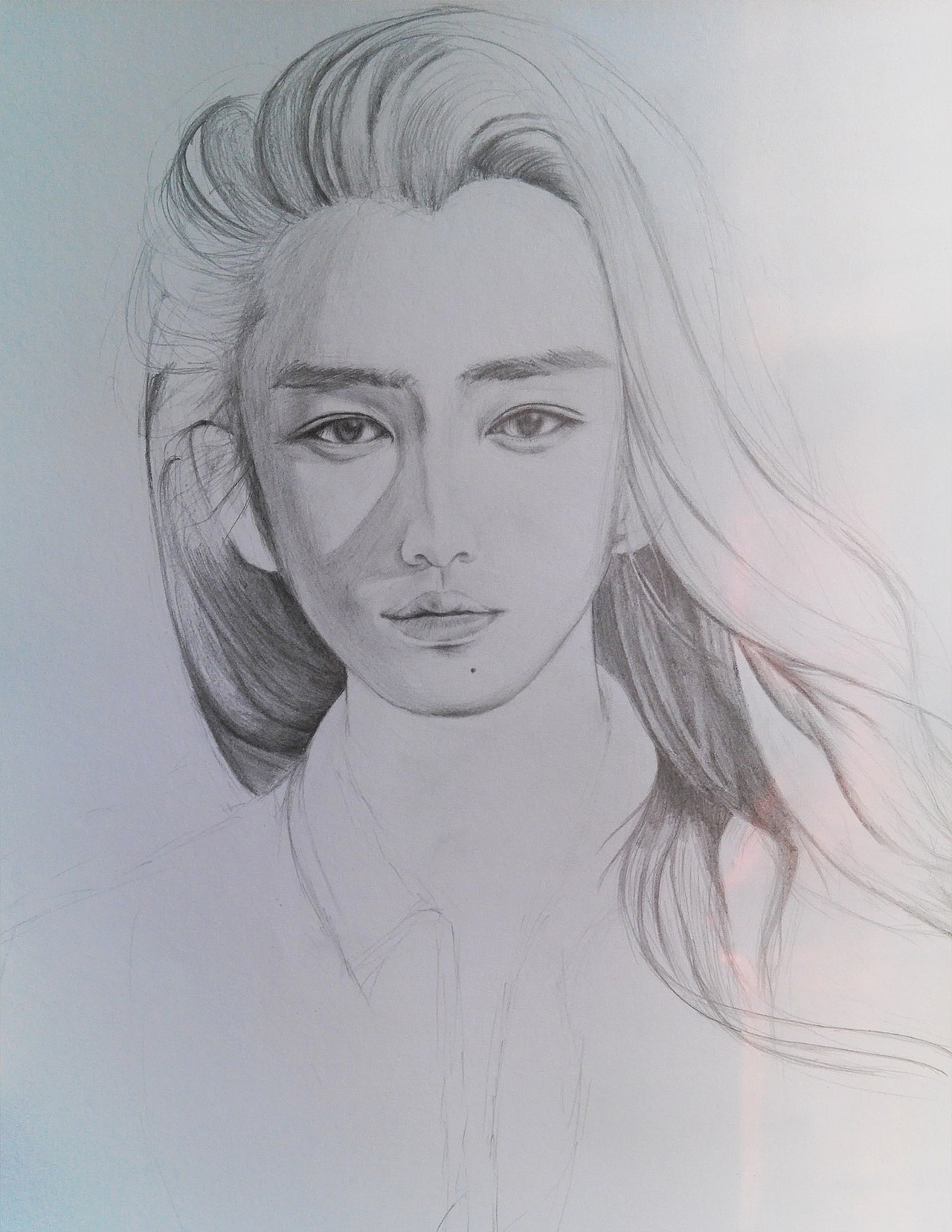 素描人像練習(xí)－入畫（圖ZNDM0ODI1MzI=） - 創(chuàng)作習(xí)作 - 站酷設(shè)計師元紫彈原創(chuàng)素材 - 站酷ZCOOL