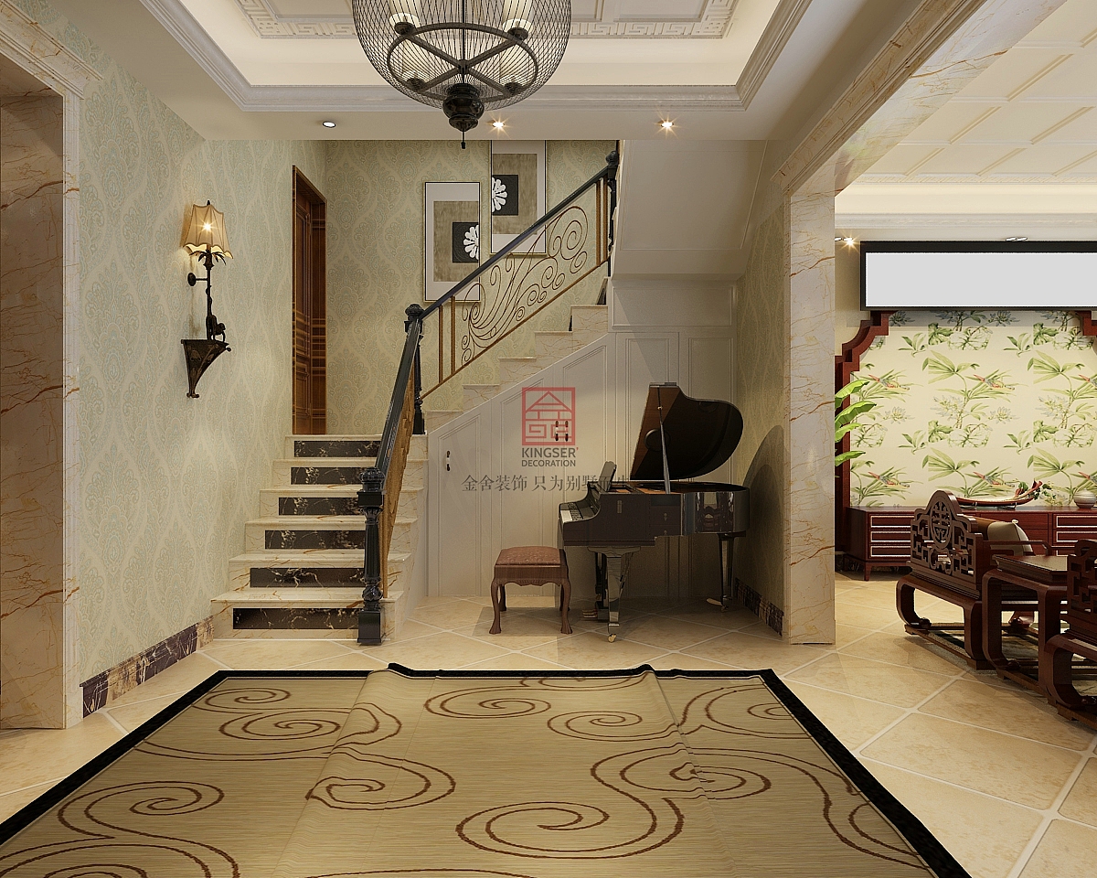 江南新城500平米欧式风格装修效果图