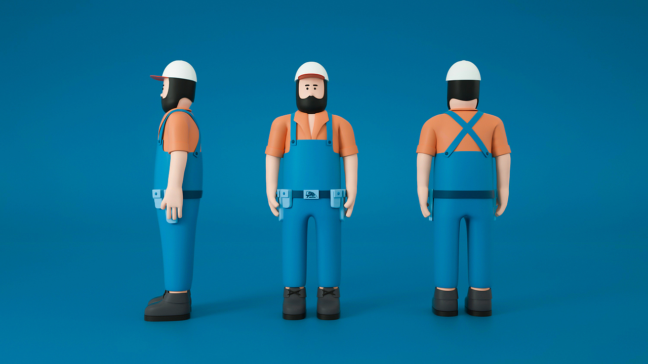 C4D-IP人物（图ZMjMyODk5NTA0） - 人物/生物 - 站酷设计师Mrguaika原创素材 - 站酷ZCOOL