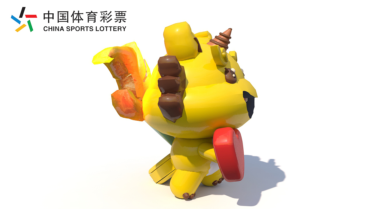 吉祥物“龙龙”——龙马精神