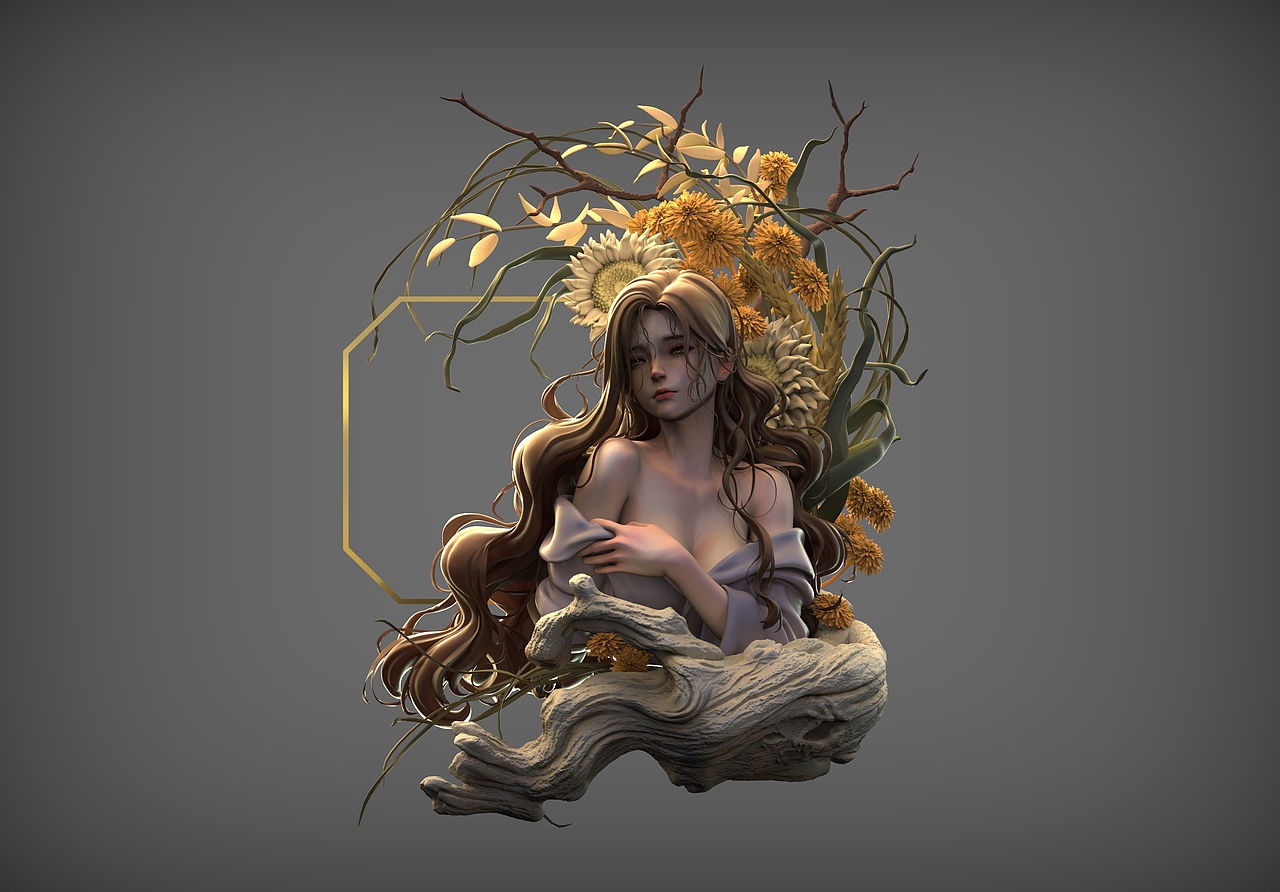 秋（图ZMjkwODkzNTQw） - 人物/生物 - 站酷设计师一点不黑的小黑原创素材 - 站酷ZCOOL