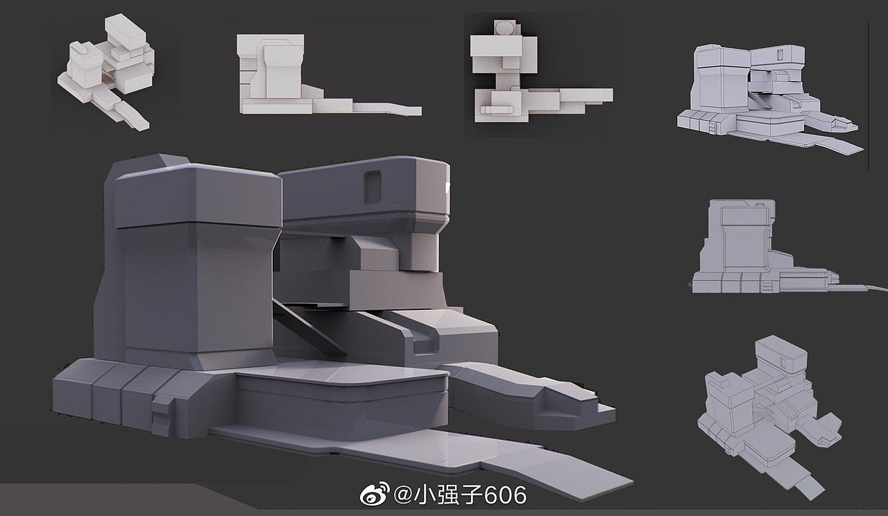 网络课学生作业 blender/zbrush（图ZMjAwMTA0Mzg4） - 人物/生物 - 站酷设计师小强子606原创素材 - 站酷ZCOOL