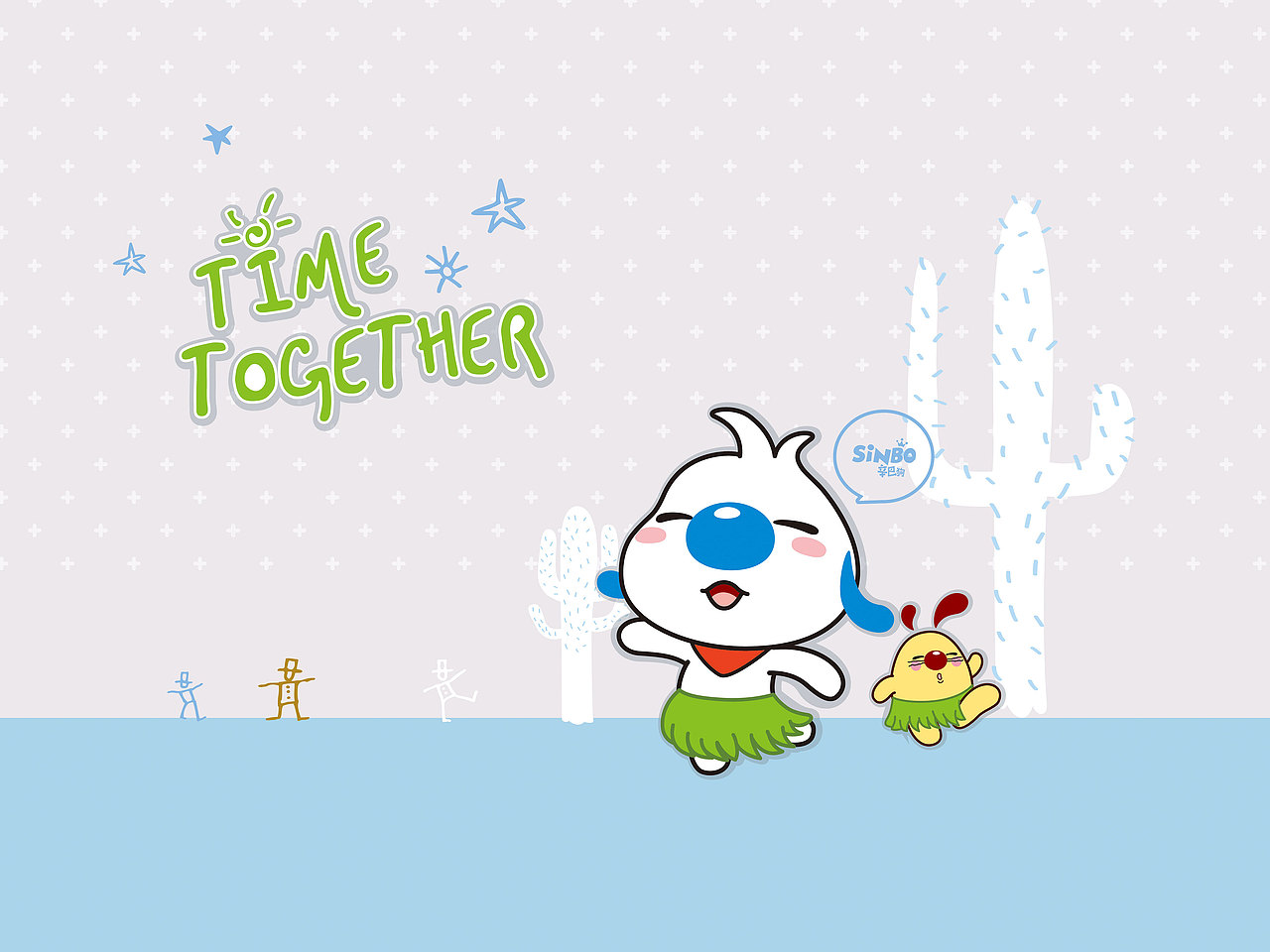 贱萌卡通壁纸_辛巴狗-站酷zcool