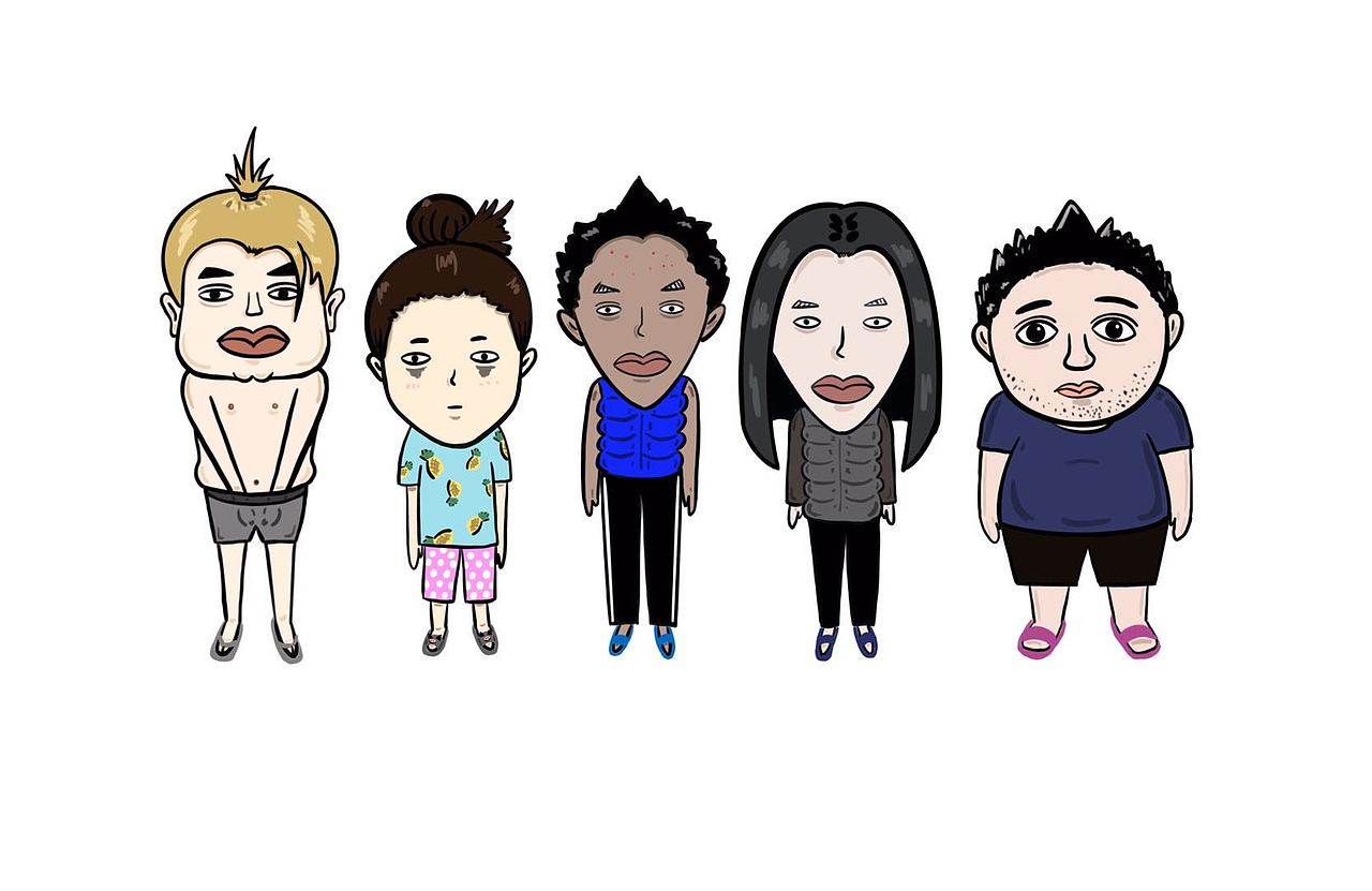 我们一家人（图ZMTk2NjYwMzky） - 绘本 - 站酷设计师merlin李原创素材 - 站酷ZCOOL