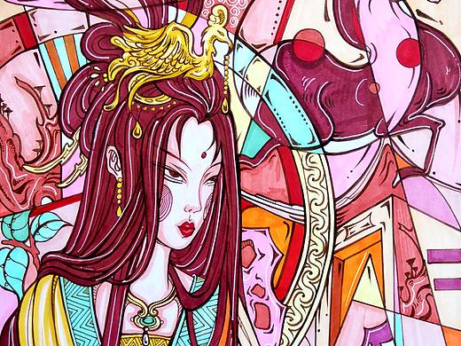 考研装饰画 考研海报设计 ，优秀作业展览