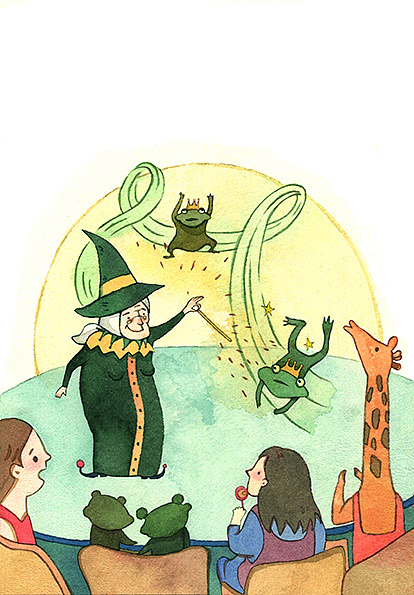 月亮河的漂流屋系列《沉默的土怪》插画