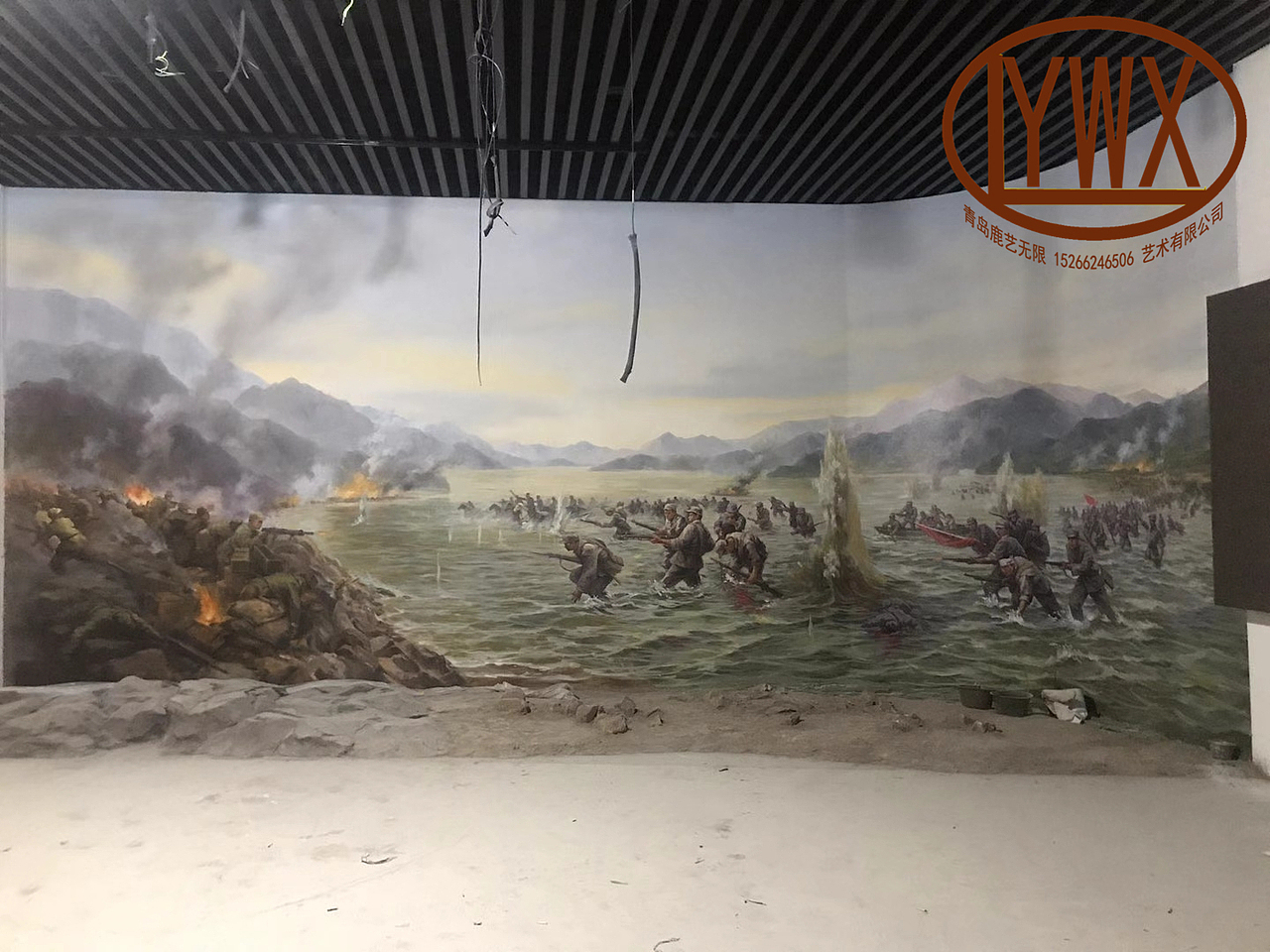 湖南株洲博物馆历史纪实壁画