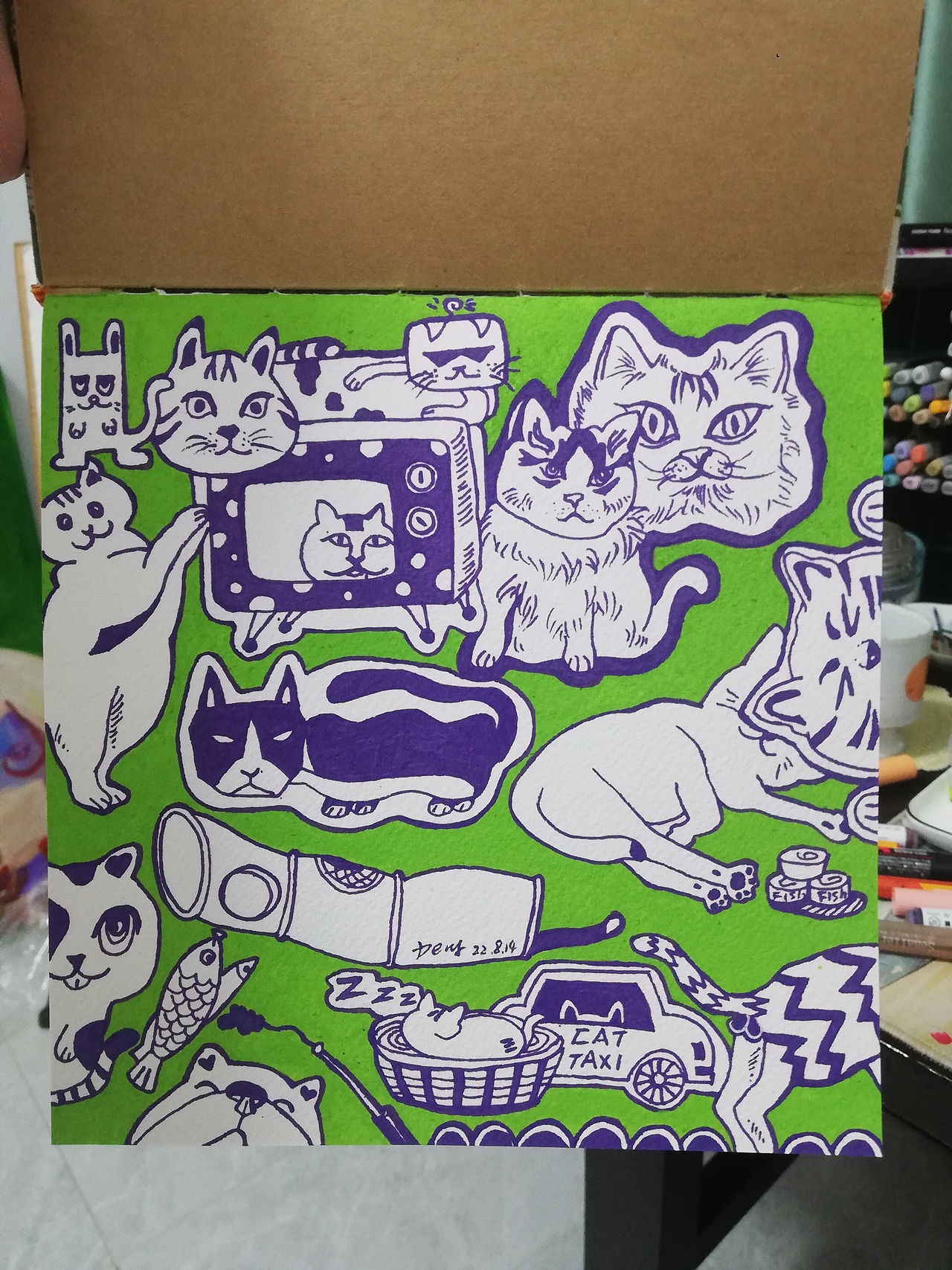 修摸咪（图ZMzEyMjgyMzEy） - 创作习作 - 站酷设计师小DENG_原创素材 - 站酷ZCOOL