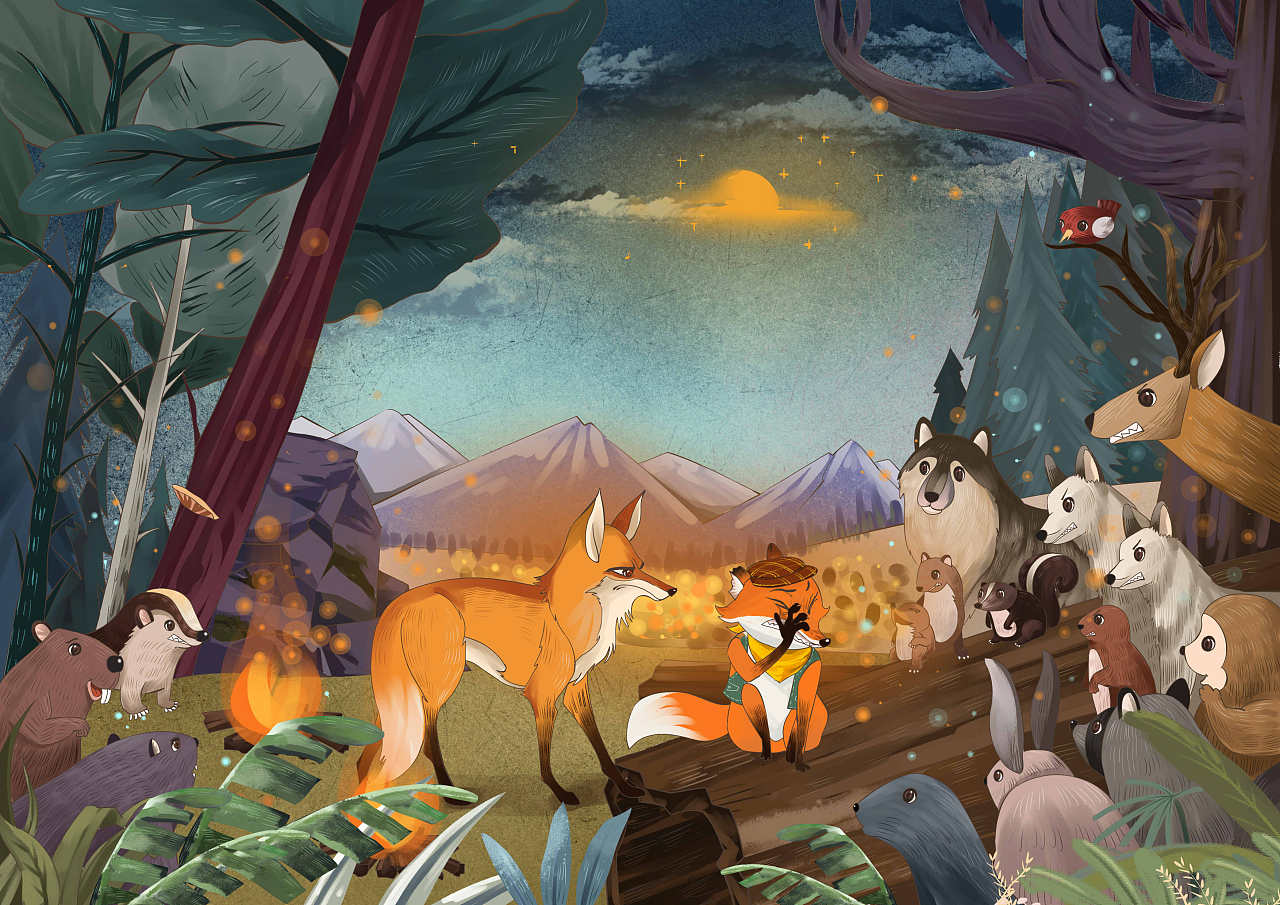 宜家livat荟聚尼尔斯有声故事插画