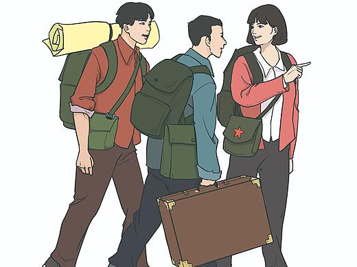 新叶昆曲插画&80年代知情人物形象