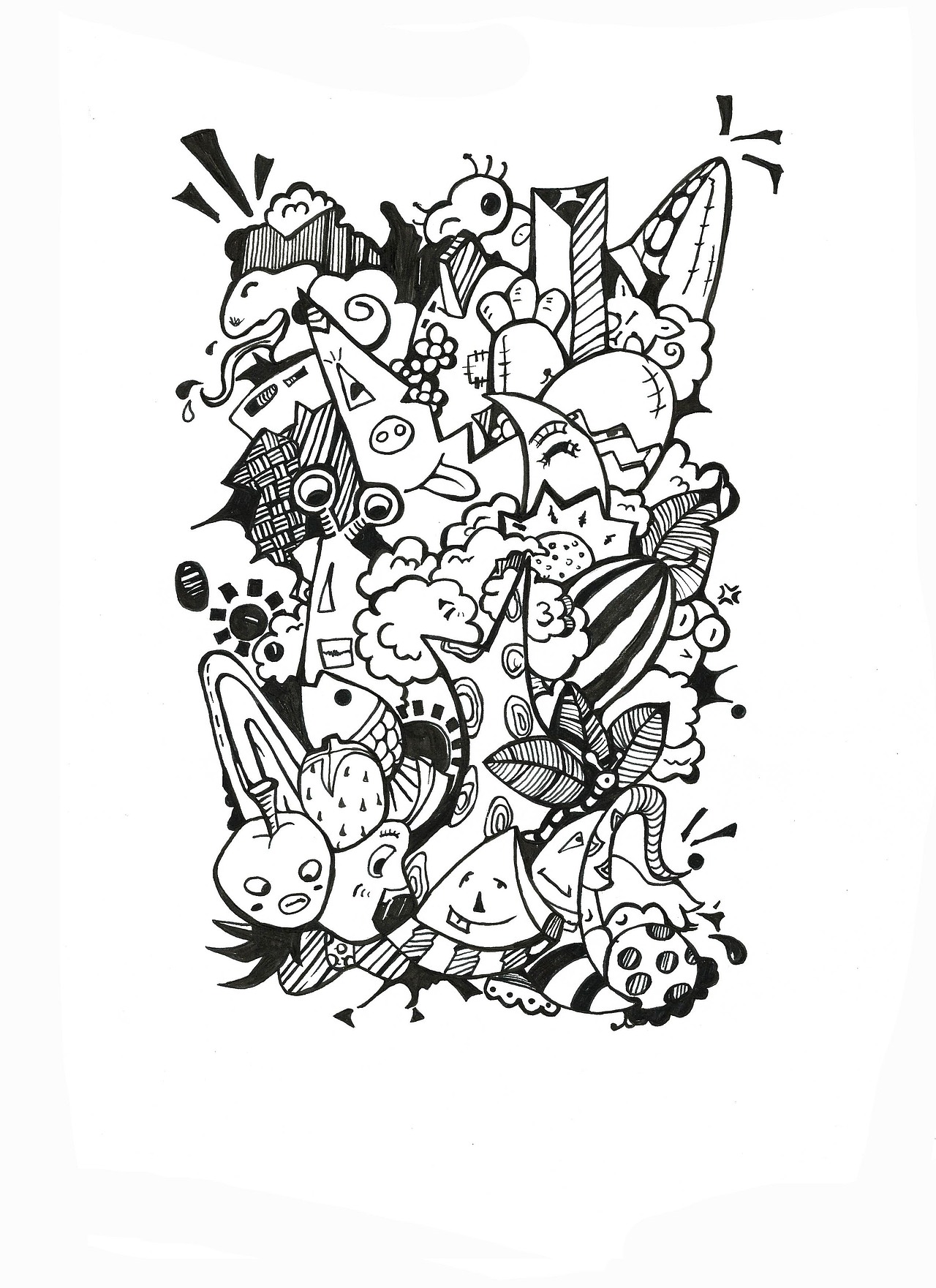 黑白装饰画（图ZMjE3NTkxNDI0） - 创作习作 - 站酷设计师泡影min原创素材 - 站酷ZCOOL