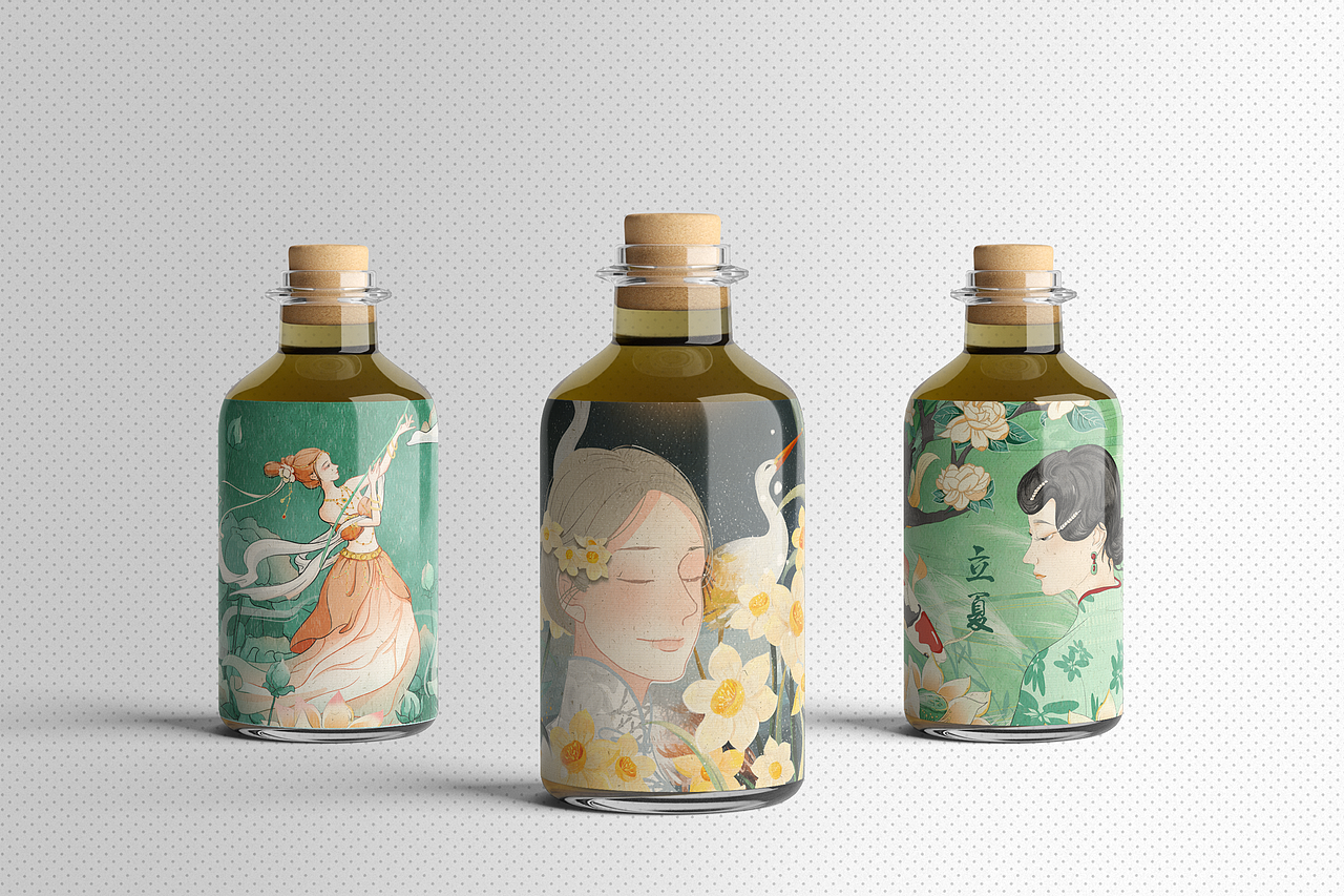 24节气系列【插画】设计（图ZMjY4ODg2NTQw） - 创作习作 - 站酷设计师宇宙无敌周周宇原创素材 - 站酷ZCOOL
