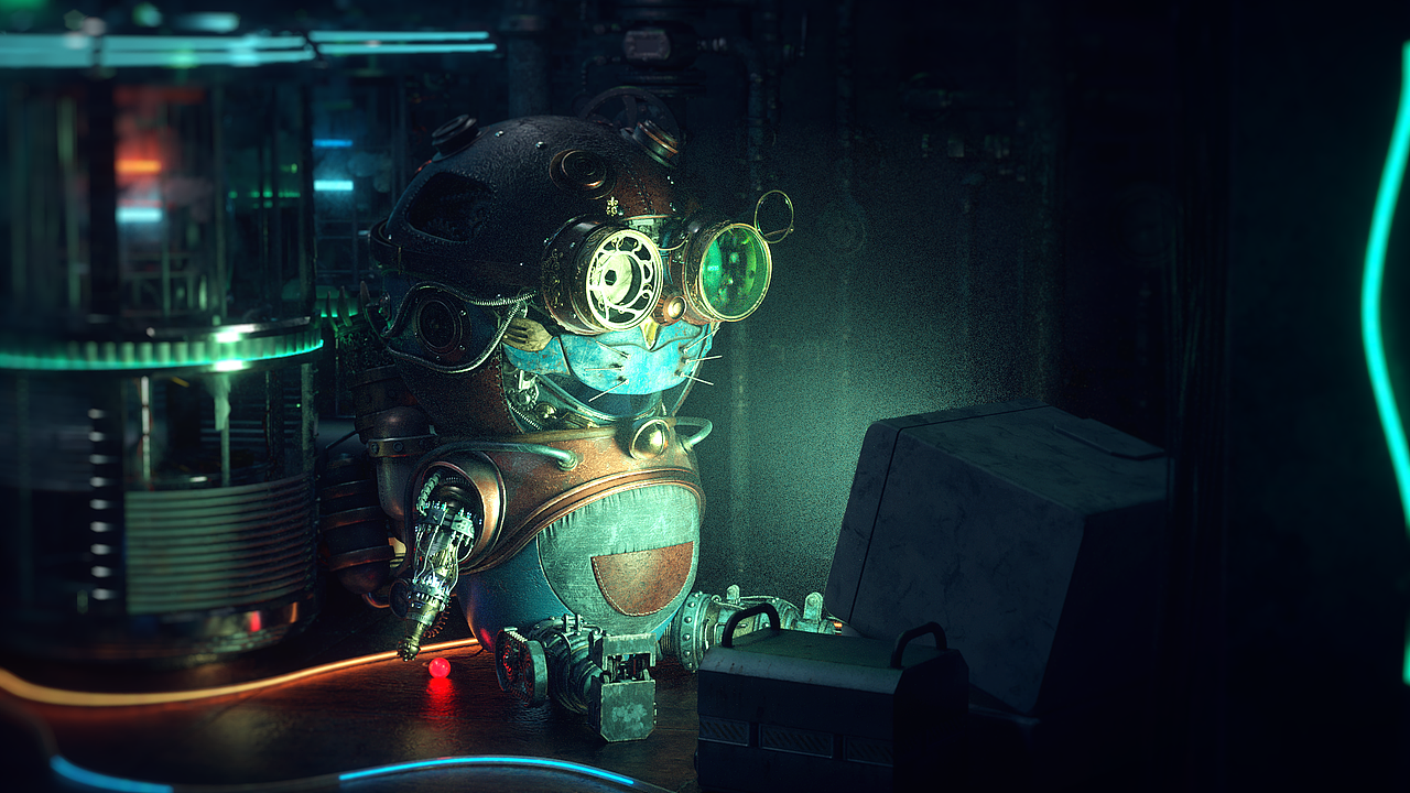 原创作品三维动画/影视蒸汽朋克哆啦a梦wuxin_sic4d7英雄联盟inhouse