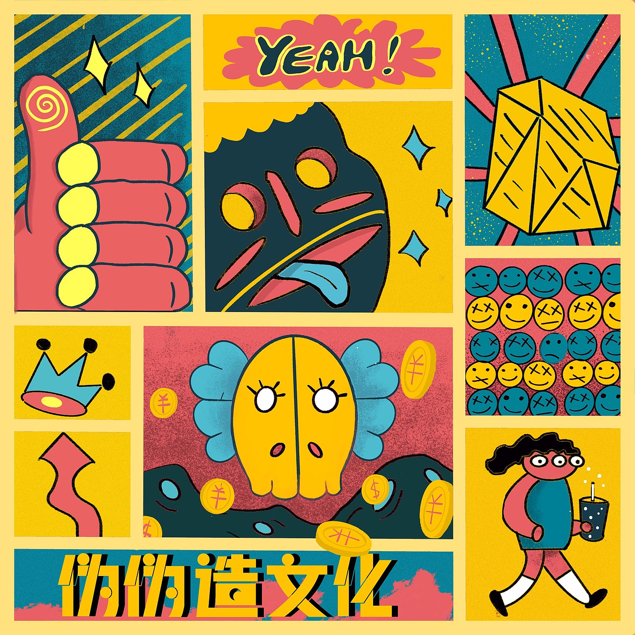 “物欲时代”广告设计