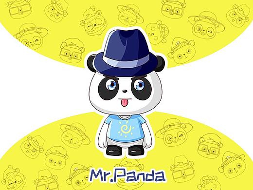 卡通形象-吉祥物-动物-熊猫侠