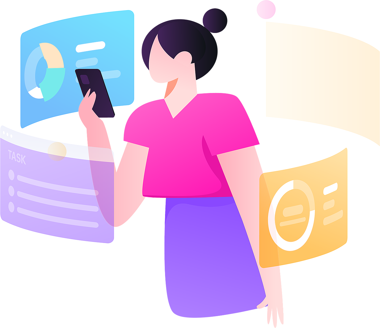 「小洋丁插画」果冻风格插画分享