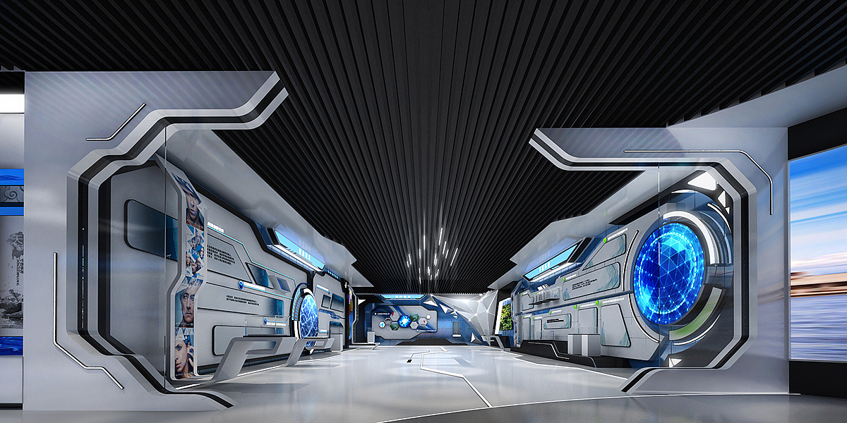 科技展厅 创新|三维|建筑/空间|云迪vind - 原创作品 - 站酷 (zcool)